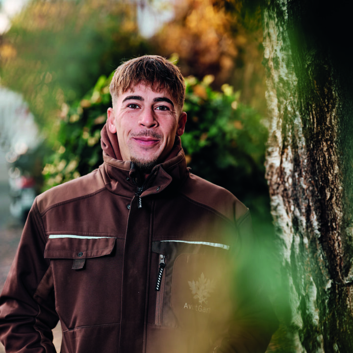 Portrait von Luca Zweifel, Kundengärtner bei AvantGarten